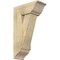 Ekena Millwork Traditional Traditional Rough Sawn Bracket w/ Offset Brace, Douglas Fir, 8"W x 18"D x 30"H BKT0806X18X30TRA01RDF - alternate 1